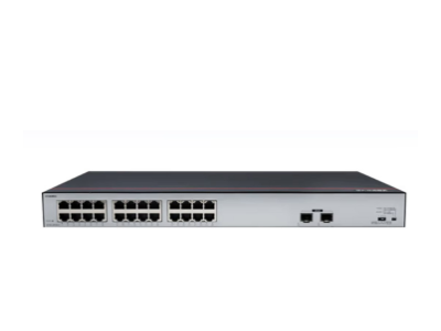 华为智选 S1730S-L24P2SR-A1 24口POE交换机 24口千兆电+2光 370W